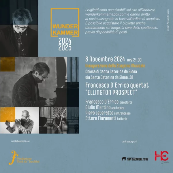 Wunderkammer_Francesco_D'Errico_Quartet_prod Francesco D’Errico quartet - “Ellington Prospect”