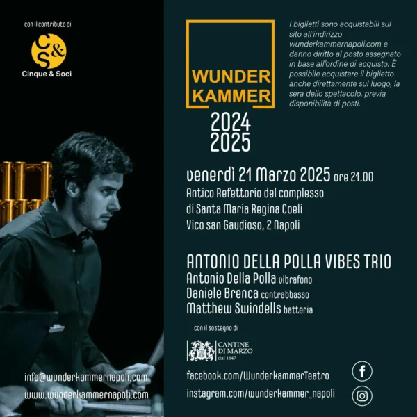 Wunderkammer_Della Polla_prodotto Antonio della Polla Vibes Trio